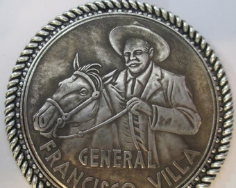Pancho Villa El Centauro Del Norte 1 Ounce Silver Mexican Coin -