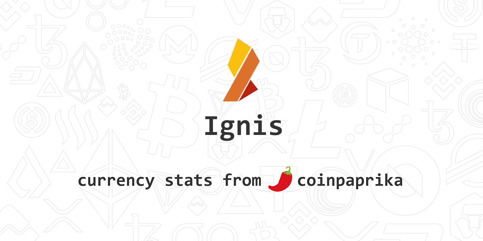 Ignis price today, IGNIS to USD live price, marketcap and chart | CoinMarketCap