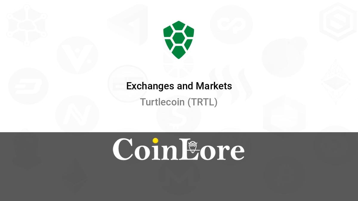 TurtleCoin Price Today - TRTL Coin Price Chart & Crypto Market Cap