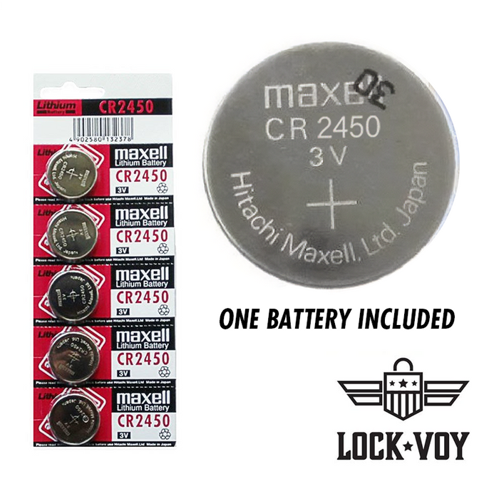Maxell Lithium Coin Battery, 3V, A, 5 Pieces - CR