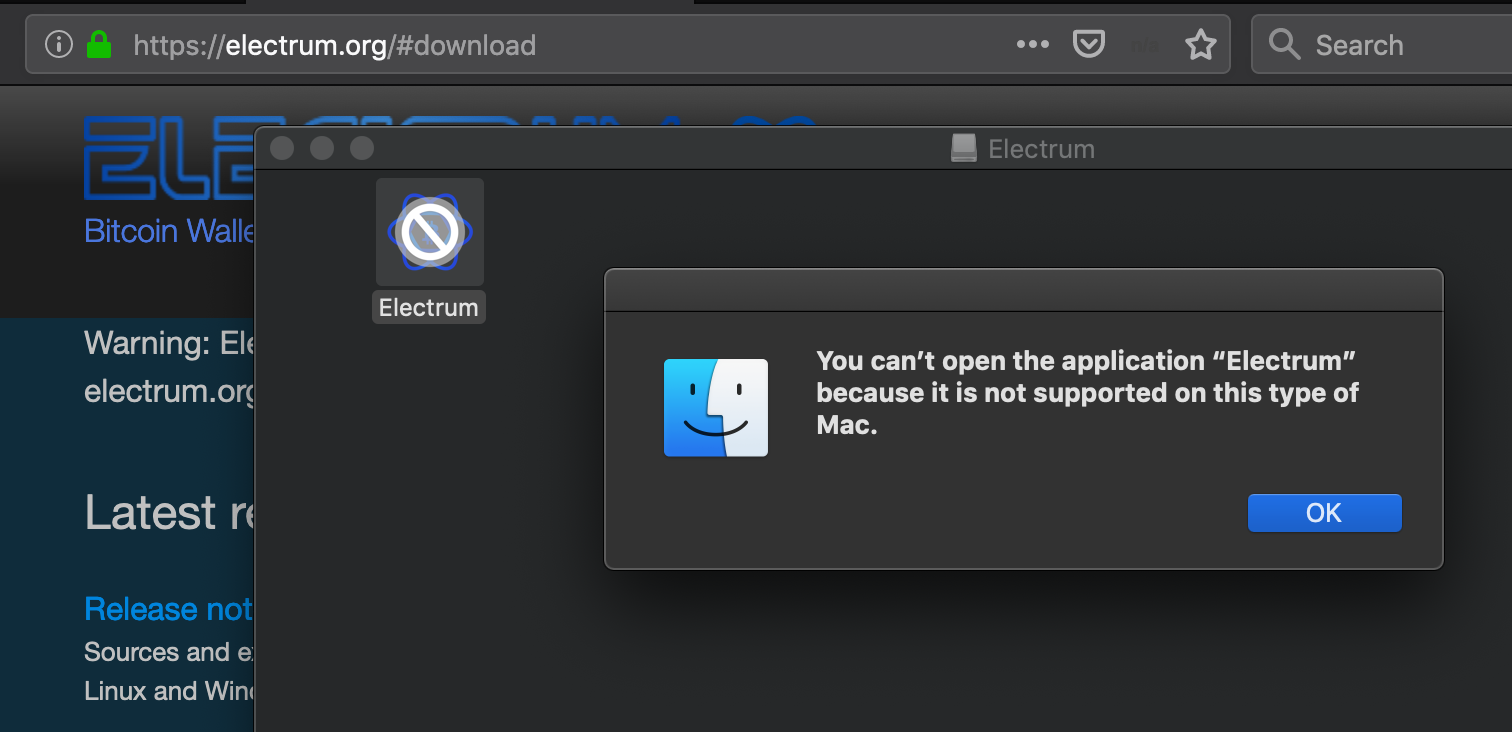 Download Electrum for Mac OS X free