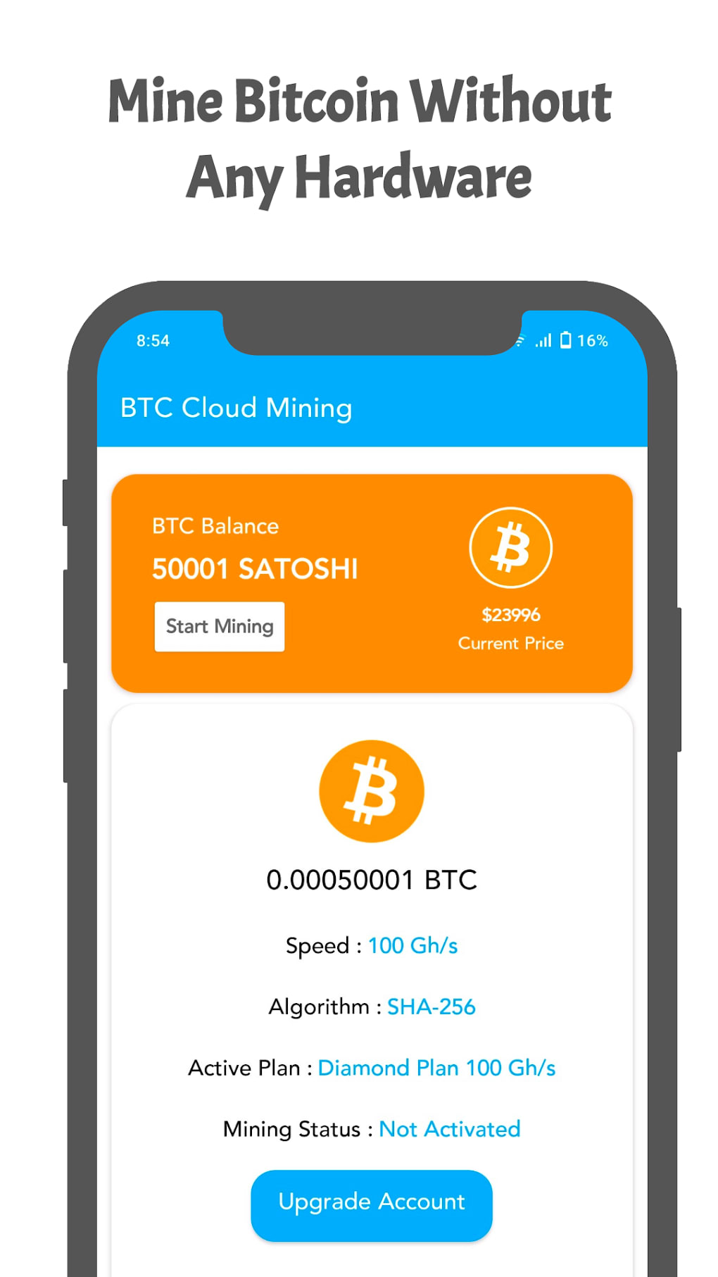 Download Bitcoin Miner - BTC Mining App android on PC