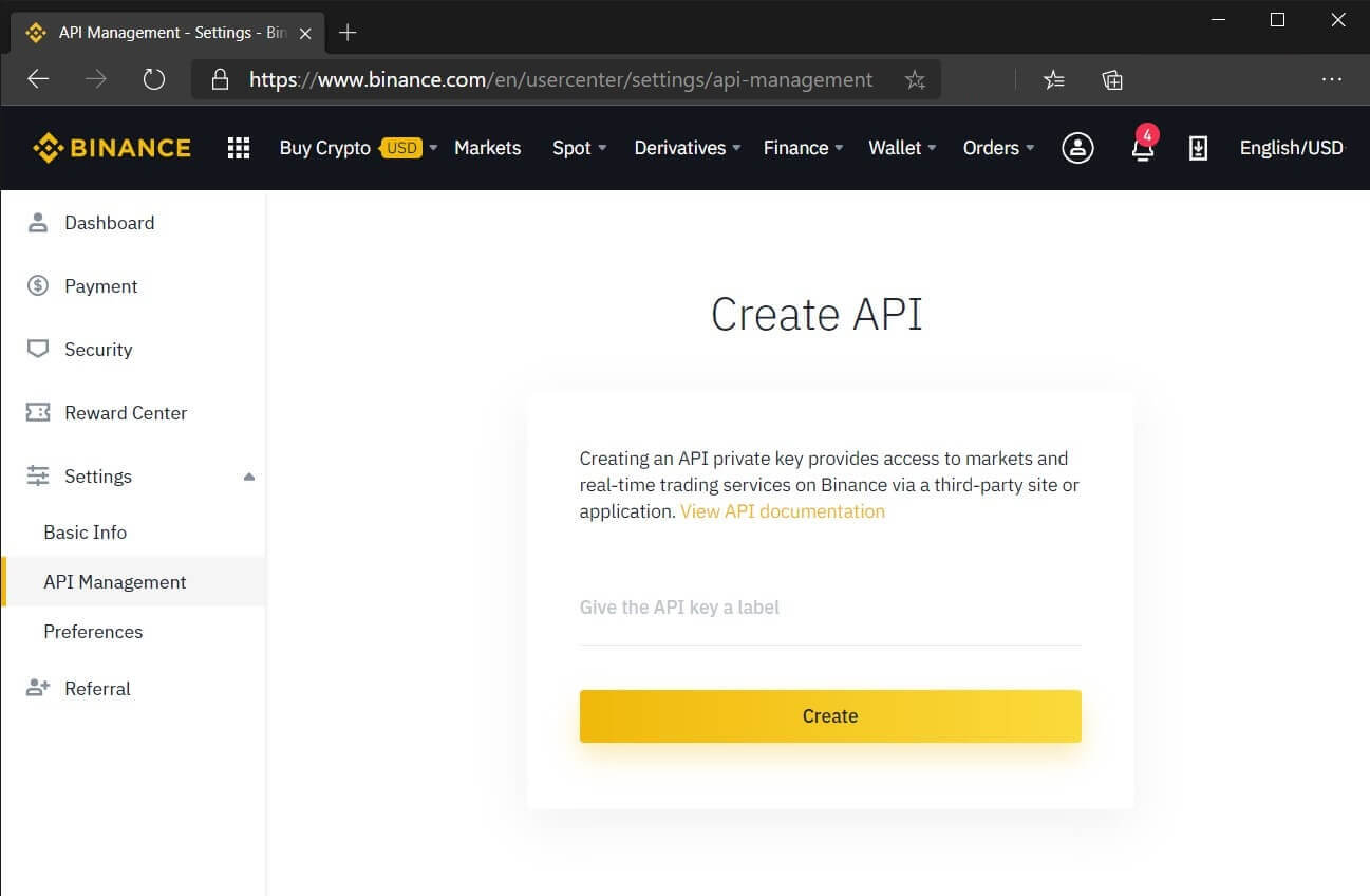 Binance Cloud API Documentation