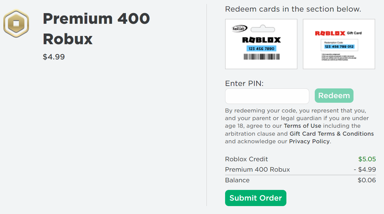 Buy Roblox Gift Card 10 USD | Roblox Gift Card