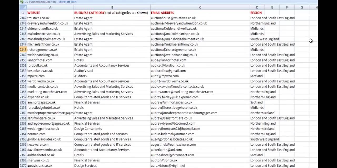 UK Email Lists | RD Marketing | GDPR Compliant B2B Data