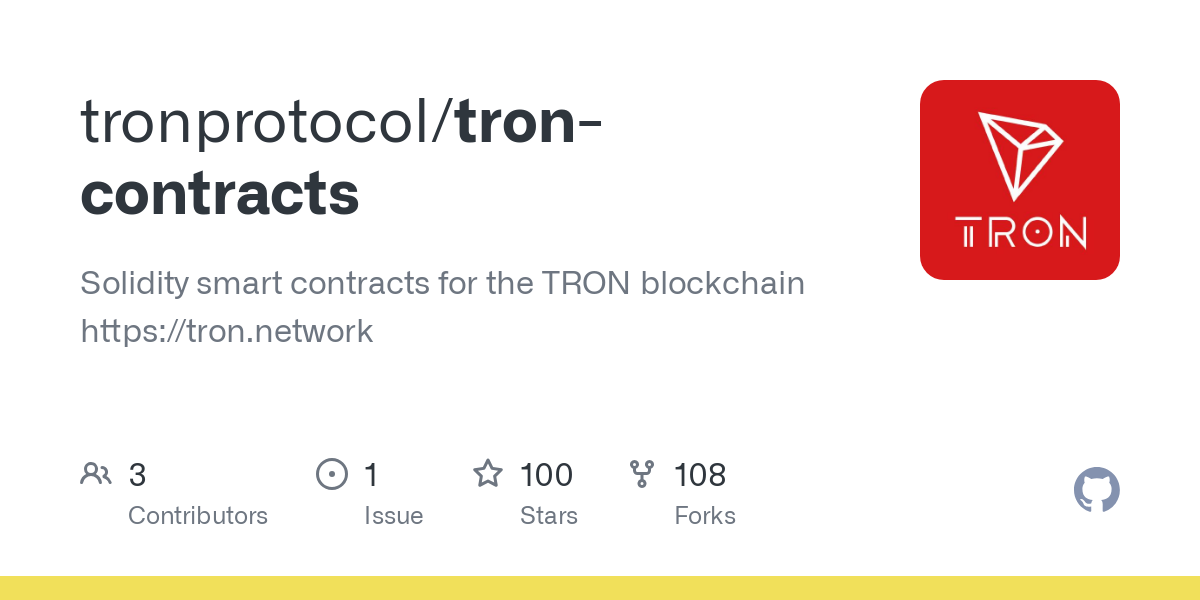 tronprotocol · GitHub