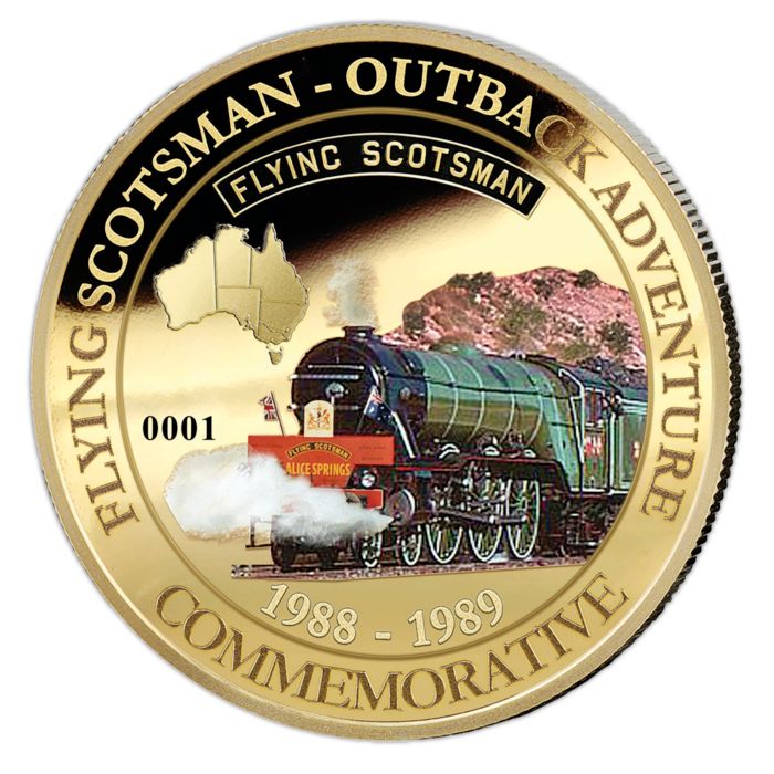 50c Australian Steam Train Coin QLD Queensland Rail A10 No.6 - The Coin Shop