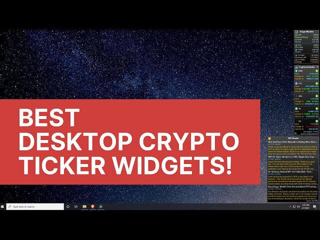 Top Windows 11 Crypto Widgets that Deserve Your Attention