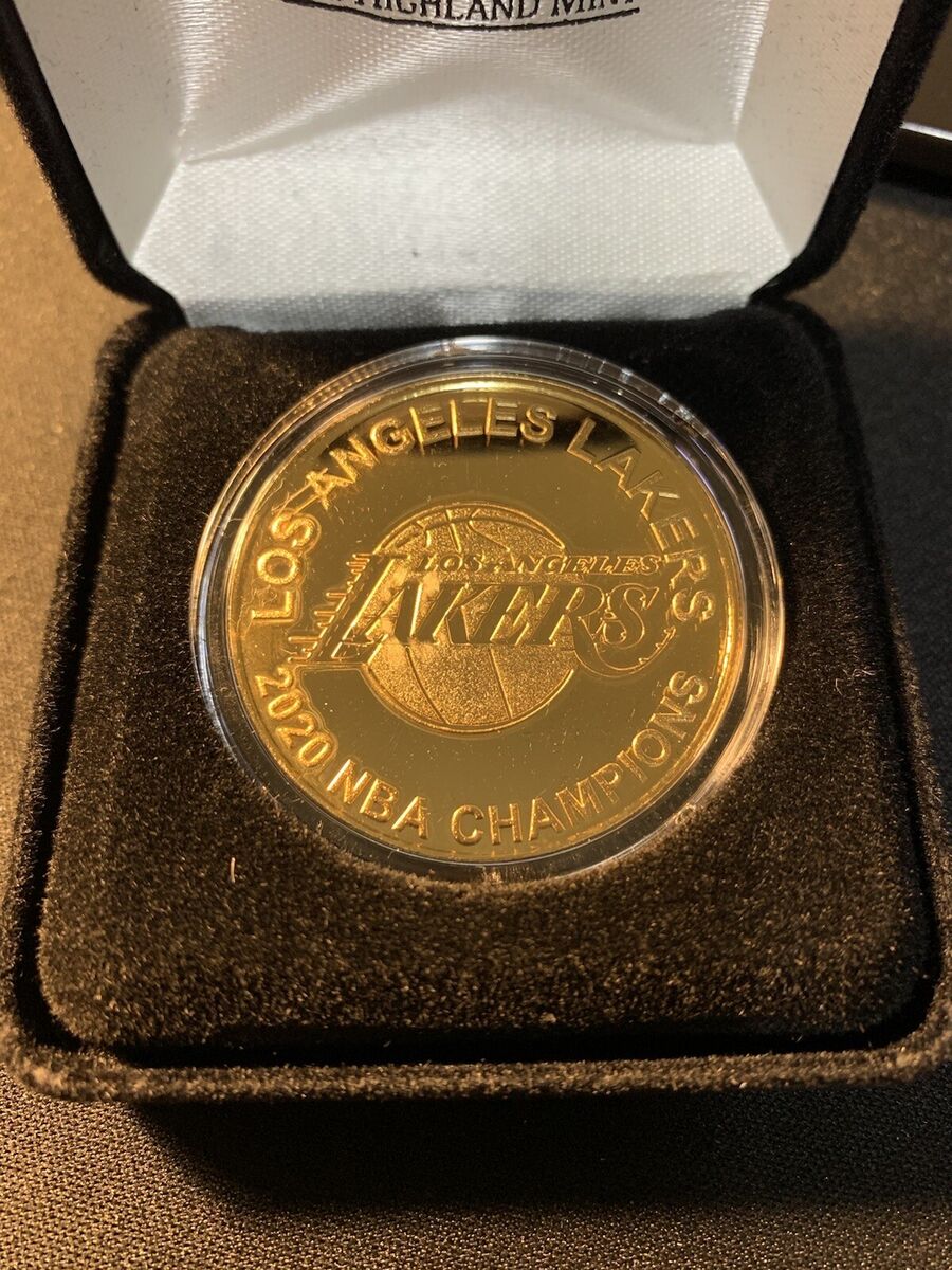 Lids Los Angeles Lakers Highland Mint NBA Anniversary 39mm Gold Mint Coin | Westland Mall