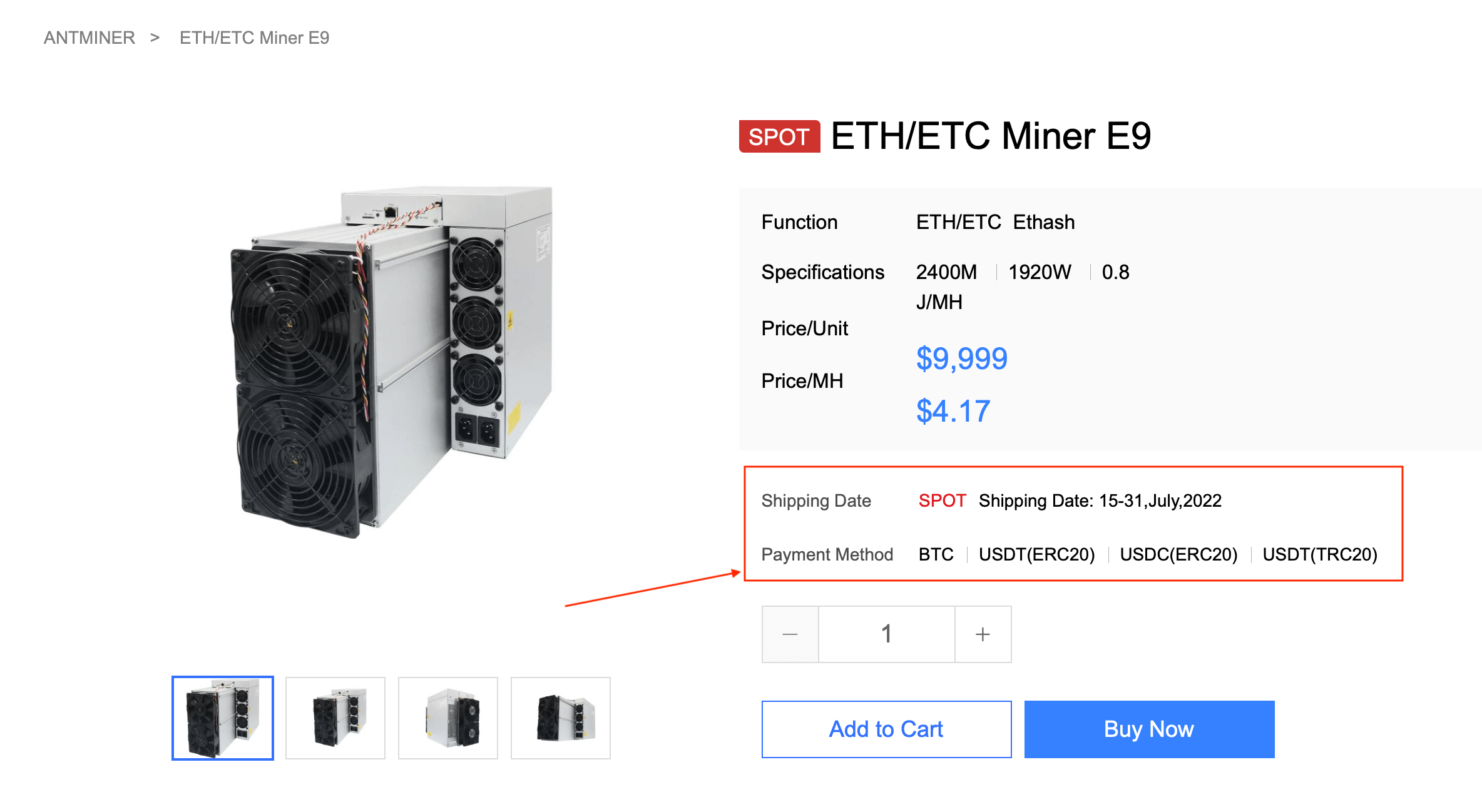 Bitmain to Release Antminer E9 ASIC for Ethereum Mining