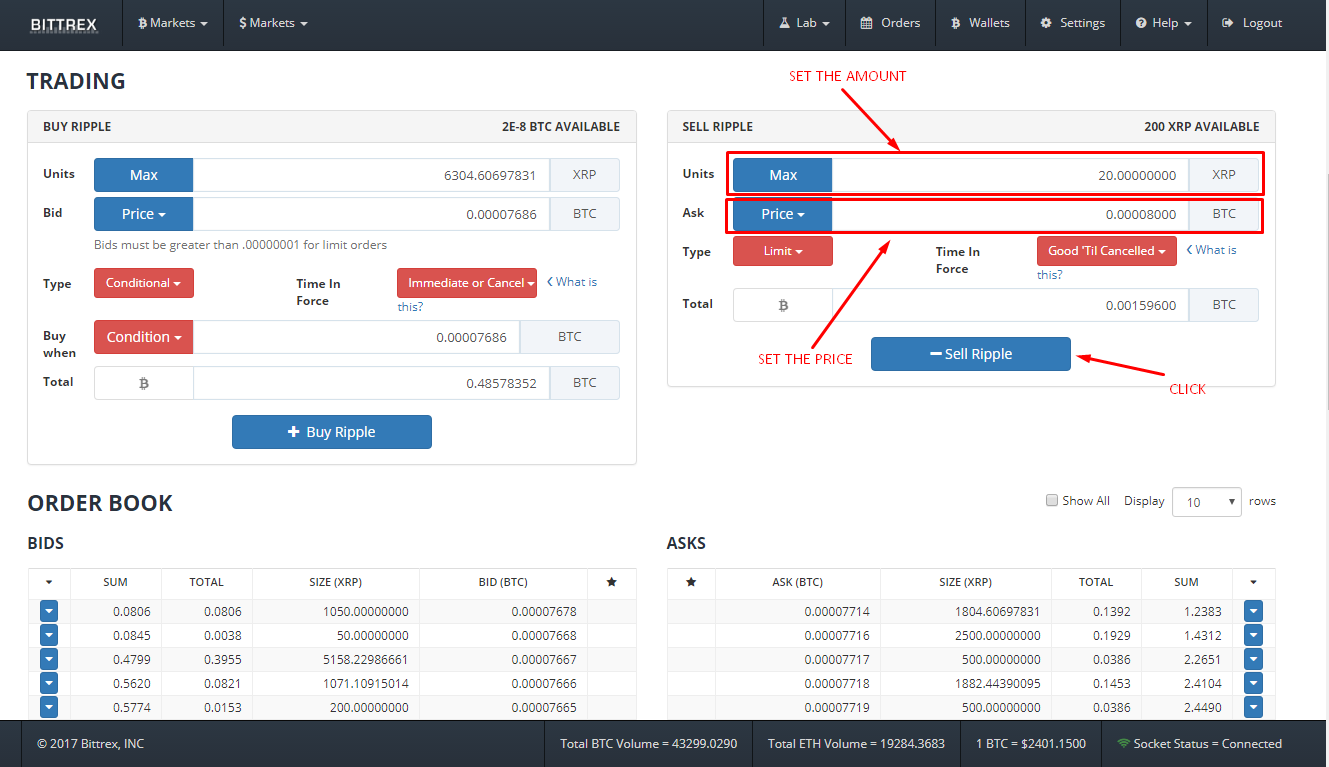 Guide to Bittrex Exchange: How to Trade on Bittrex - Master The Crypto