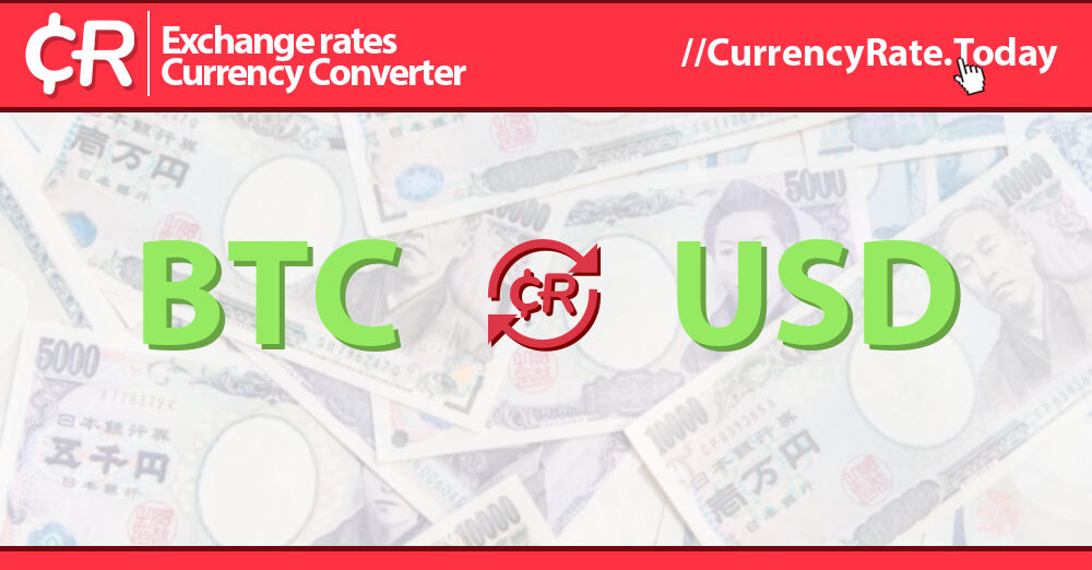 How much is bitcoins btc (BTC) to $ (USD) according to the foreign exchange rate for today