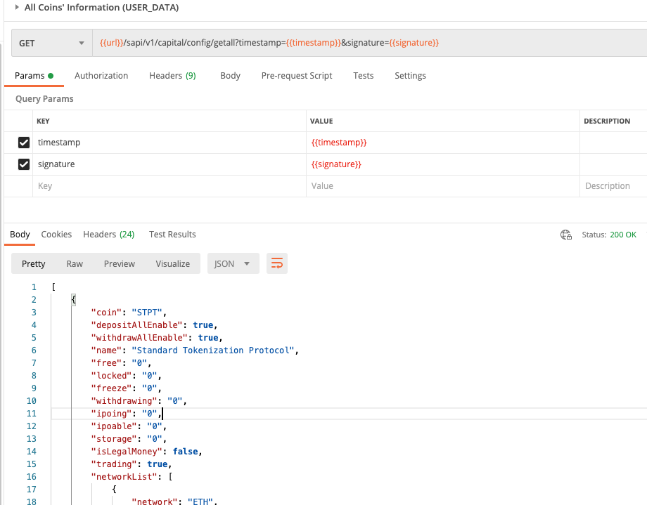 Binance APIs | API Tracker