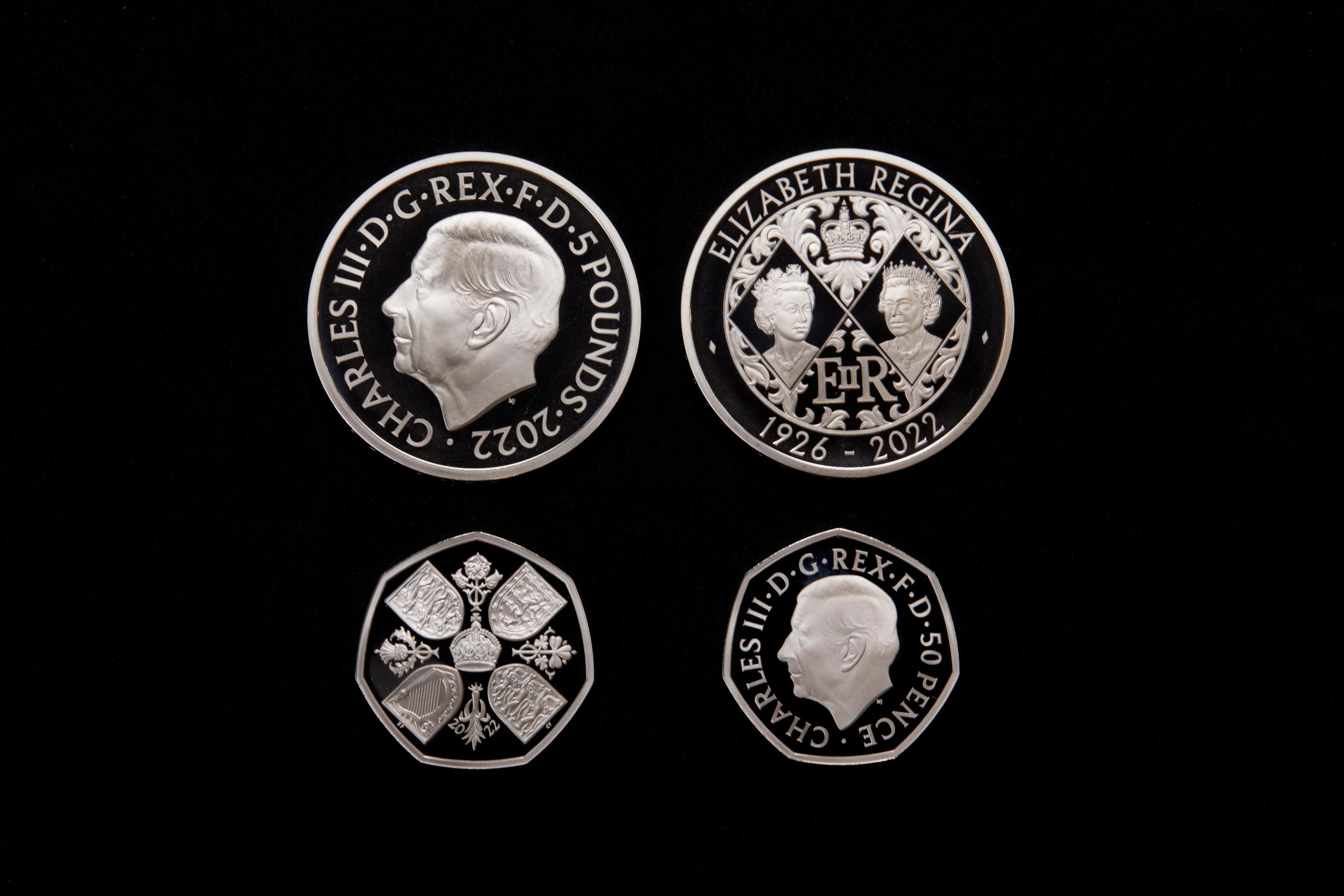 Britain's new coins, inspired by King Charles III