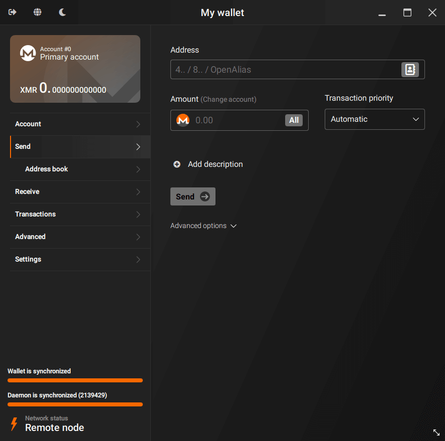 Install Monero XMR miner GUI on Linux | Snap Store