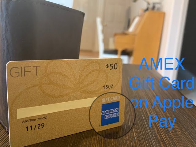 Does American Express gift cards work? - Apple Community