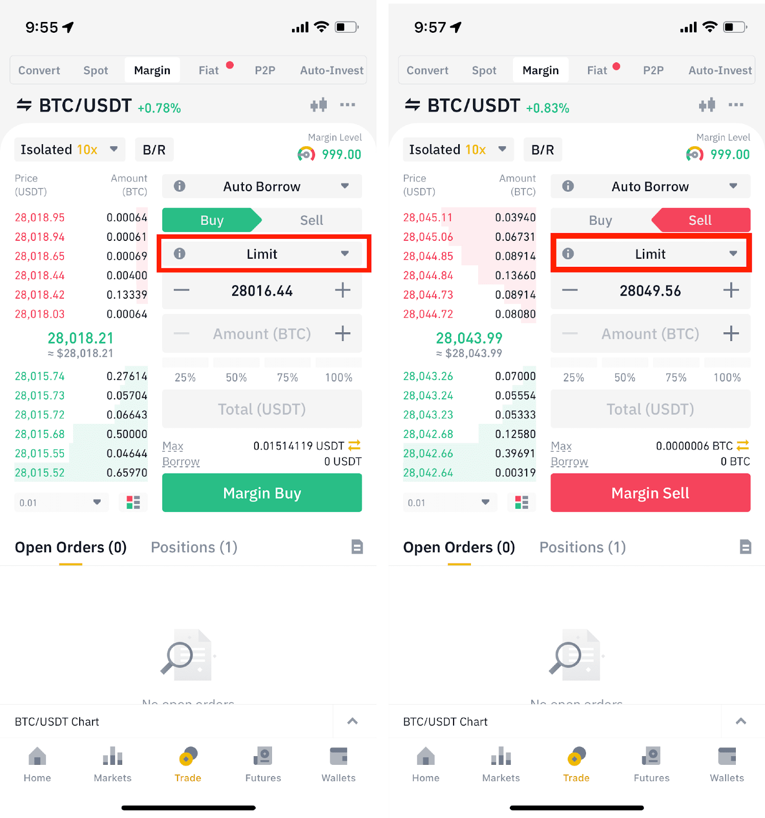 Anyone have any CCXT code examples for a short sell margin trade on Binance?