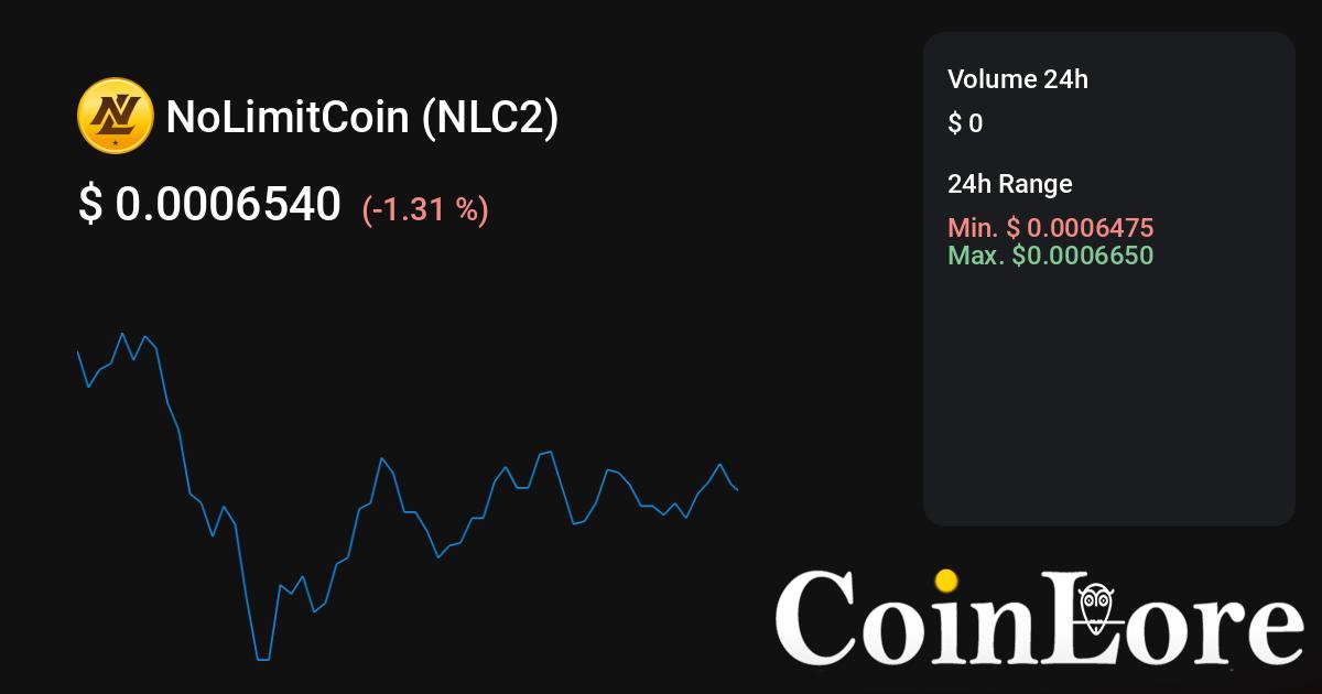 Where to Buy NLC (NoLimitCoin)? Exchanges and DEX for NLC Token | ecobt.ru