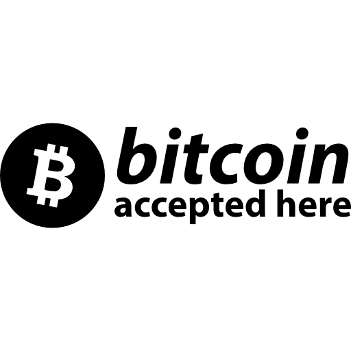 Download Bitcoin Accepted Here BTC Logo Vector SVG, EPS, PDF, Ai and PNG ( KB) Free