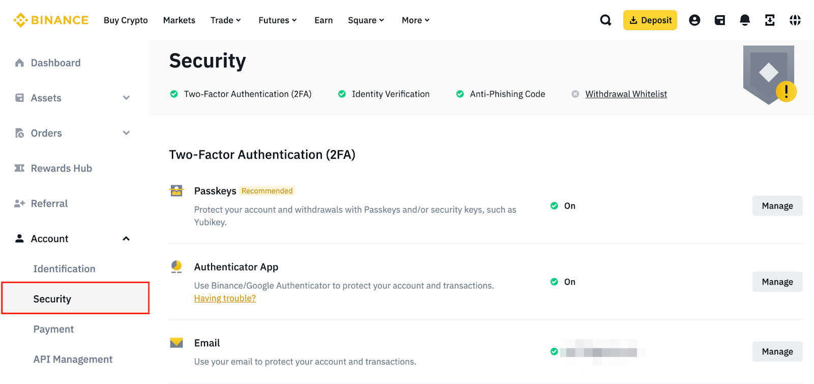 Binance - How to Whitelist a Withdrawal address on Binance? - ecobt.ru