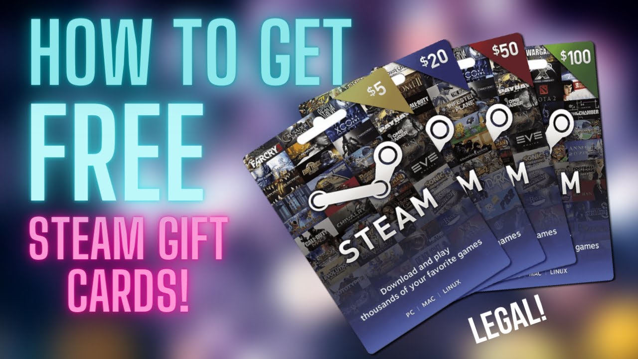 10 Legit Ways To Get Free Steam Gift Cards And Codes ()
