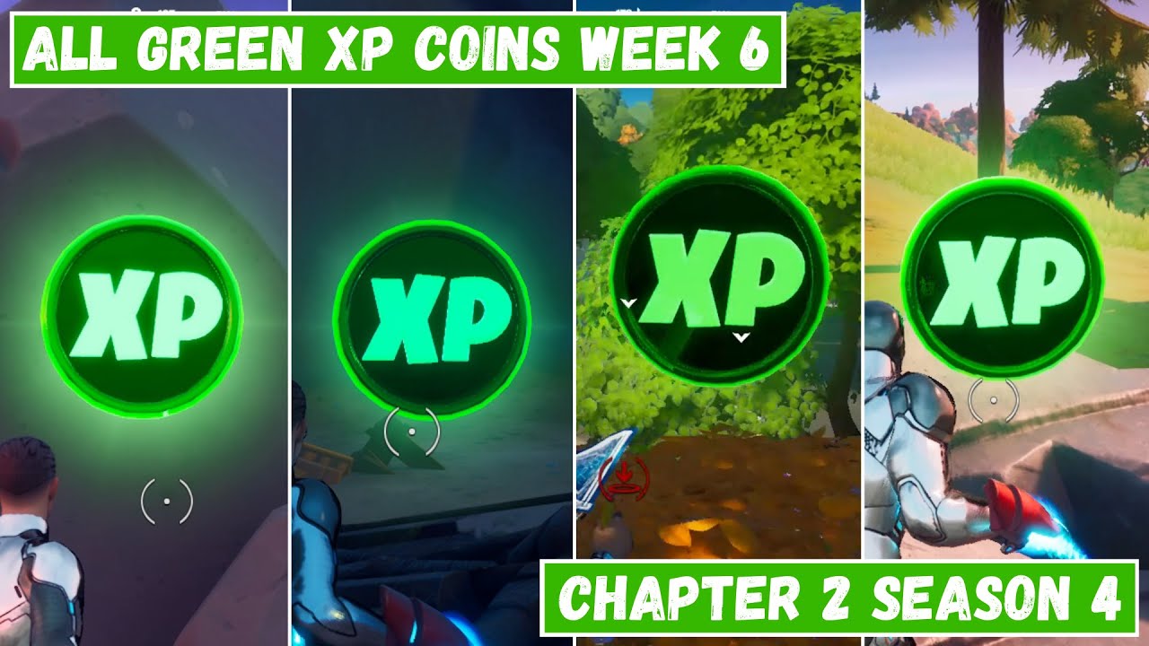 Fortnite Season 4 XP Coins Locations - Maps for All Weeks! - Pro Game Guides