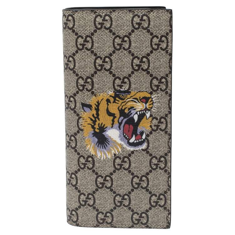 The Luxe Culture – Gucci Tiger Brown Wallet