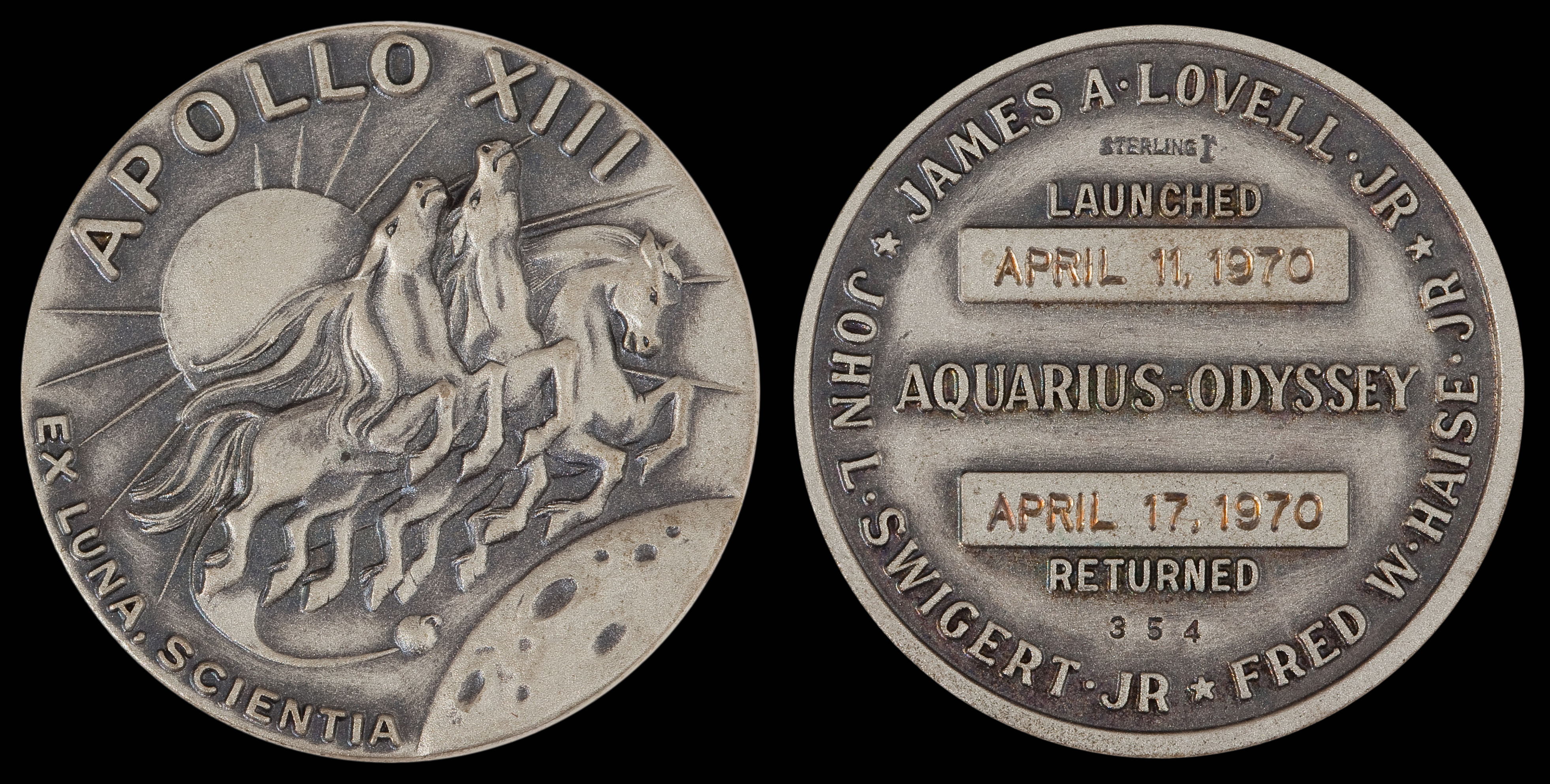 Apollo 11 vs. Apollo 17 Robbins medals - collectSPACE: Messages