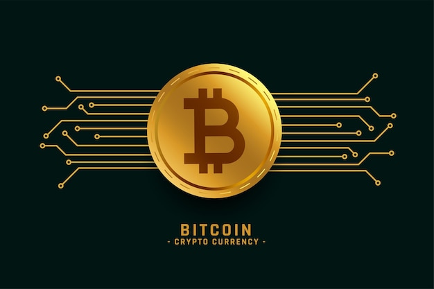 Bitcoin Logo Template for Mobile Devices