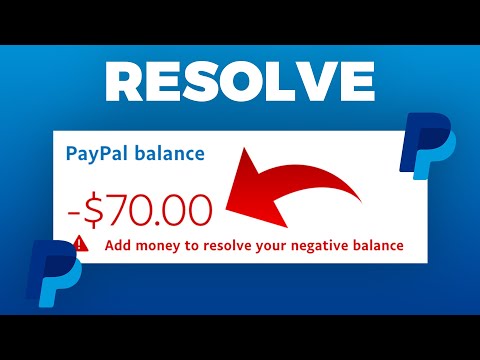 What should I do if my balance is negative? | PayPal HK