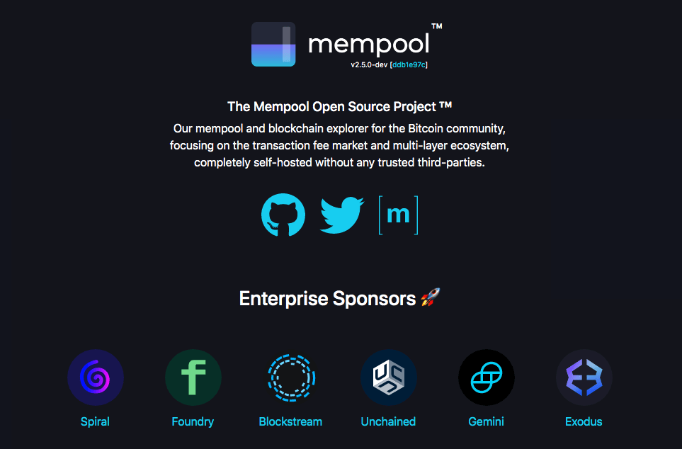 mempool - Bitcoin Explorer