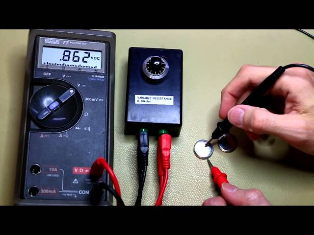 Battery tester for coin cell batteries - Wood, Tools & Deco