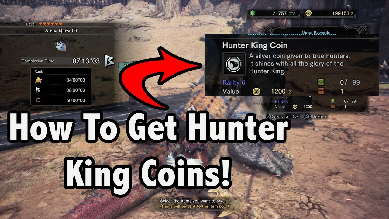 Hunter King Coin - MH:World - Kiranico - Monster Hunter World: Iceborne Database