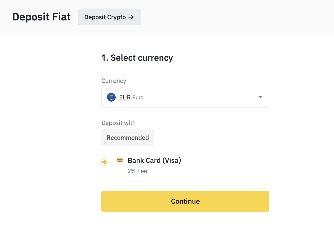 How-to Deposit Fiat to Crypto (using Binance) | Vent Help Center