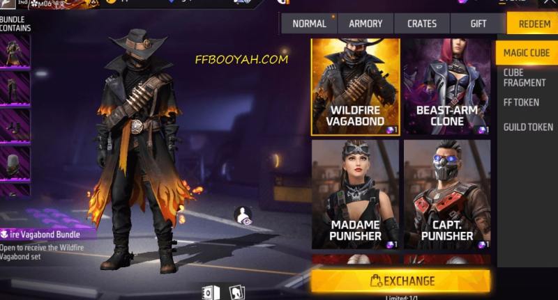 Free Fire Magic Cube Store New Bundles - OB42 Update - Free Fire Booyah!