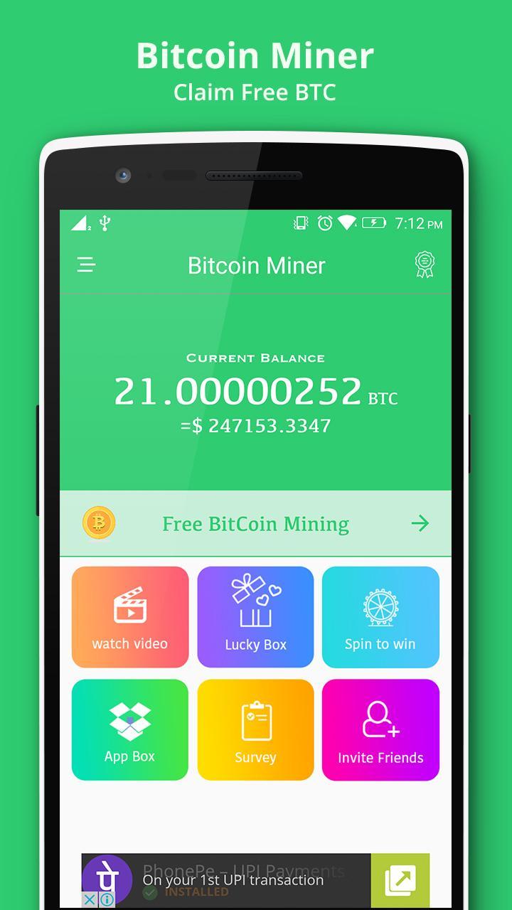 Bitcoin Miner - BTC Mining App APK - Free download for Android