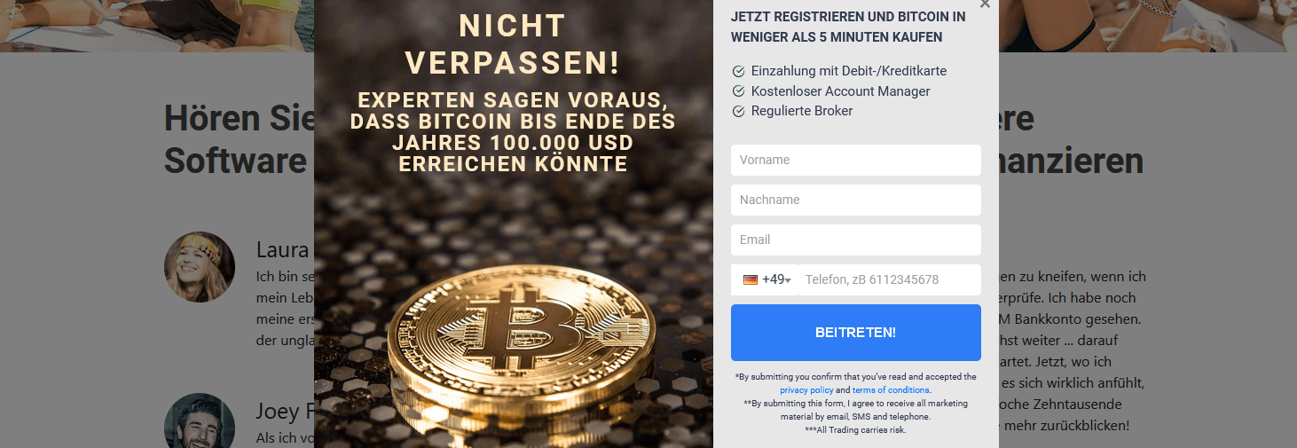 Bitcoin Circuit Handelssystem - Werden Sie über Nacht zum Crypto Millionaire