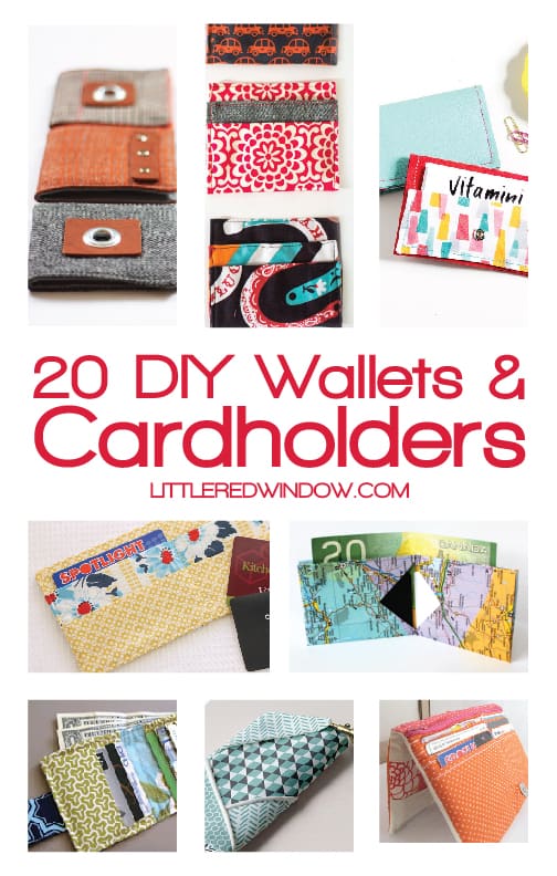 20 DIY Leather Card Holder Ideas - DIY Crafts