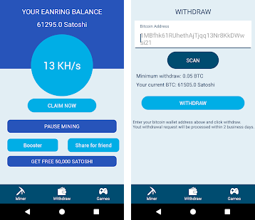 BTC Mining- Bitcoin Cloud Mine APK - Free download for Android