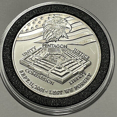 1 Ounce Silver - Land of the Free - Twin Towers - United States – Numista