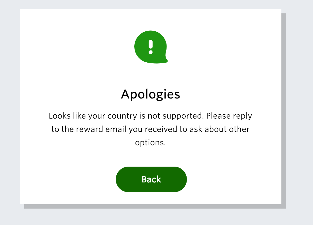 Country associated not supported - PayPal Community