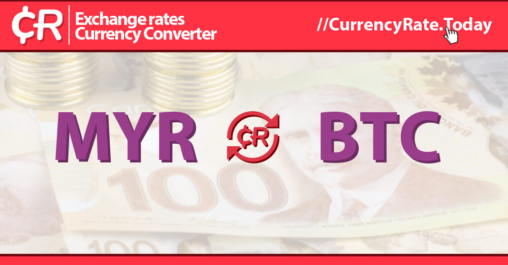 Malaysischer Ringgit to Bitcoin Conversion | MYR to BTC Exchange Rate Calculator | Markets Insider