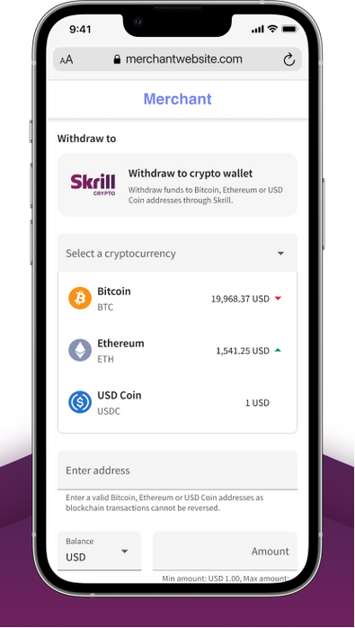 Skrill rolls out new fiat-to-crypto withdrawal service - ThePaypers