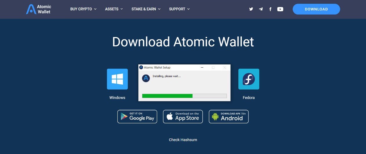 Atomic Wallet: Bitcoin Ethereum Ripple Altcoins APK for Android - Download