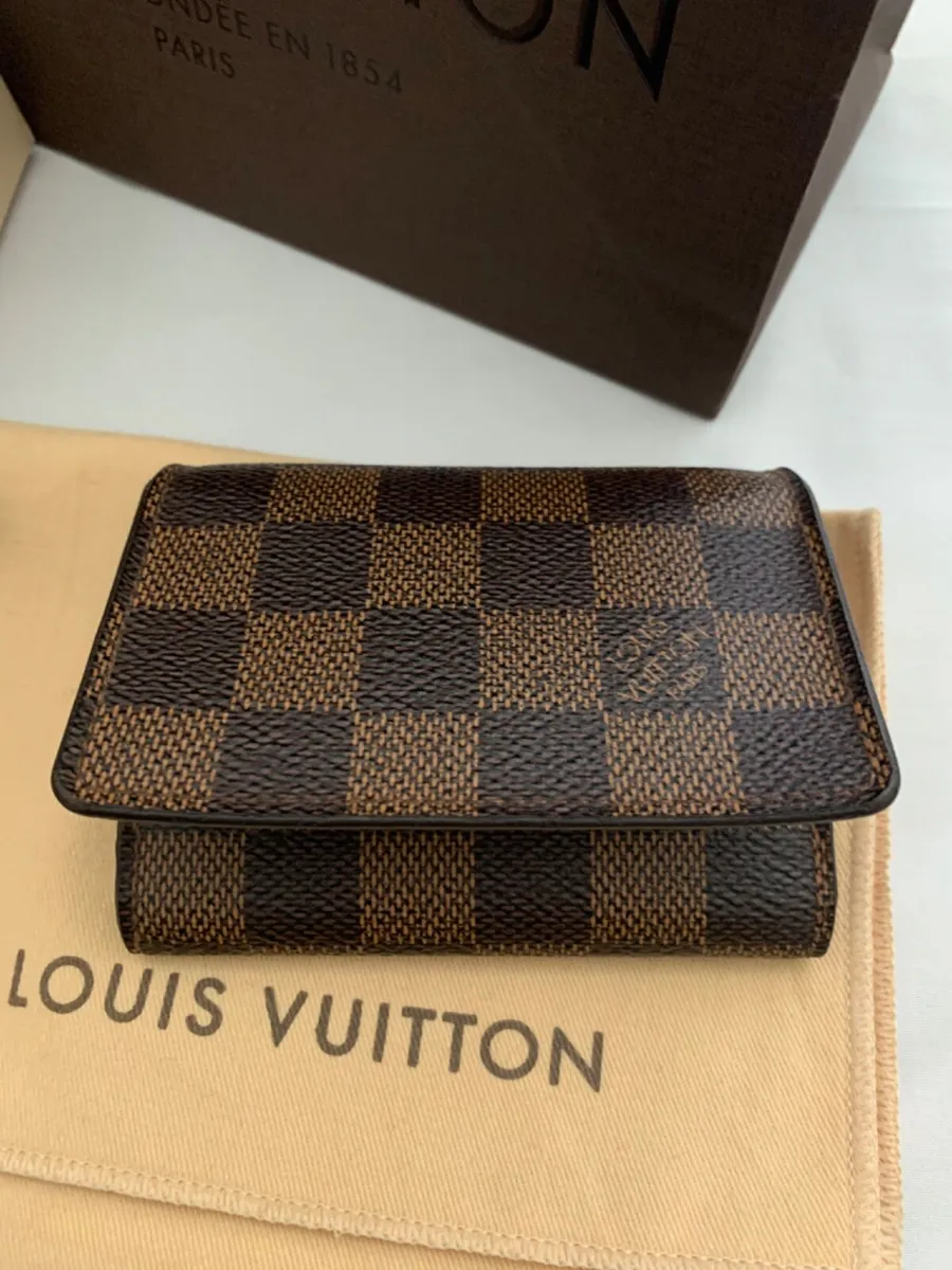 LV Card Holder Damier Ebene - Designer WishBags