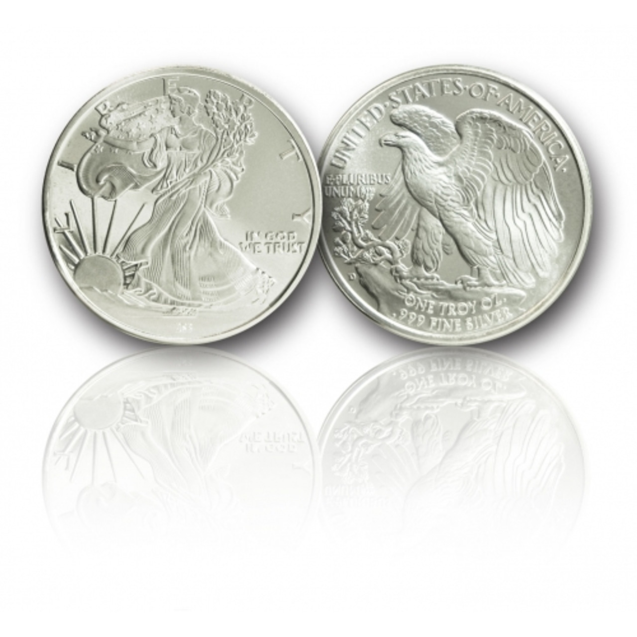 Silver Bullion 1/10 oz Walking Liberty Round Fine | Golden Eagle Coins