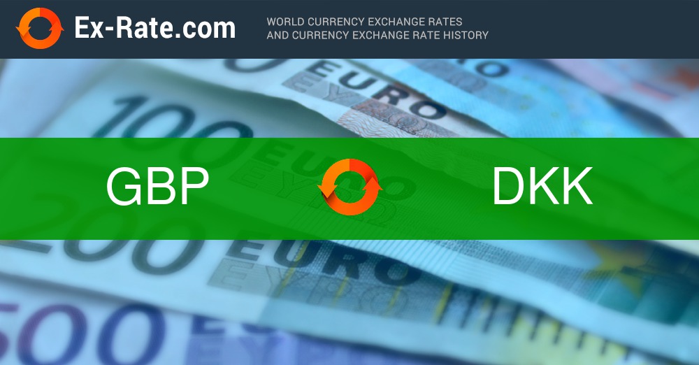 Convert Danish Kroner (DKK) and Pounds Sterling (GBP): Currency Exchange Rate Conversion Calculator