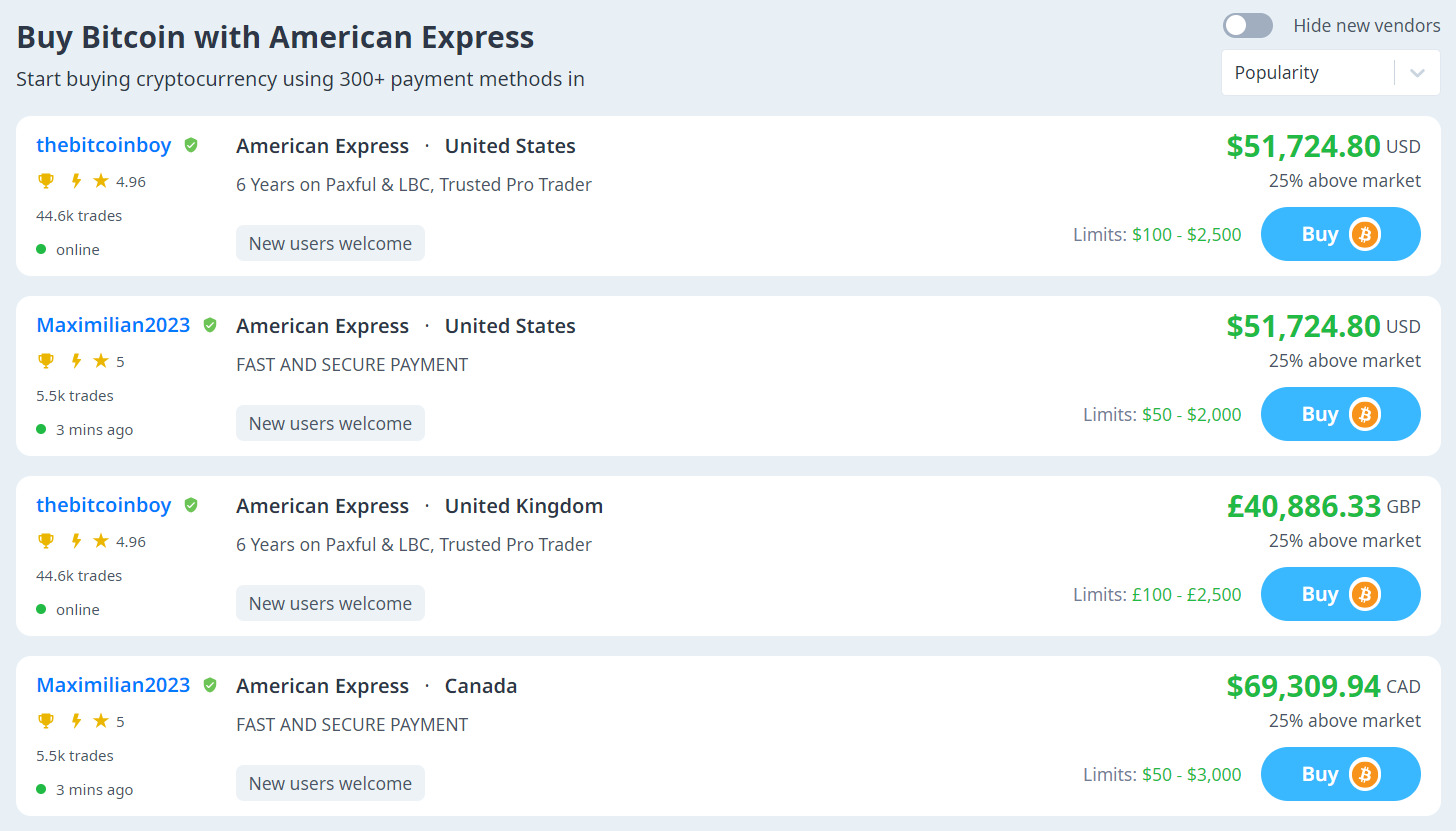 How to Buy Crypto with American Express (AMEX) in 