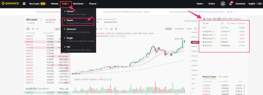 Enjin Coin / TetherUS Trade Ideas — BINANCE:ENJUSDT — TradingView