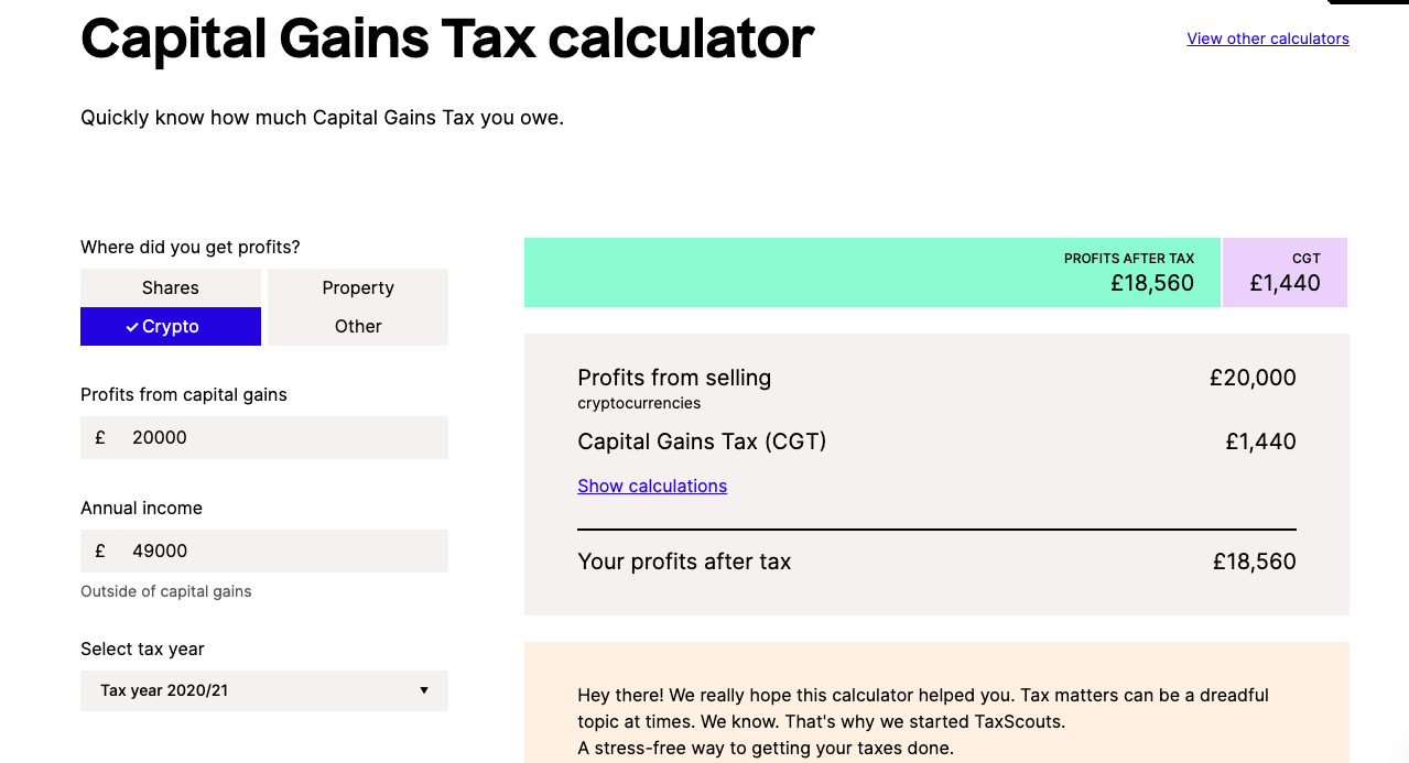 Bitcoin Tax Calculator - Calculate your tax on bitcoin